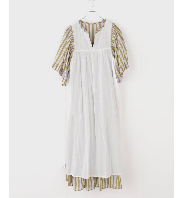 JOURNAL STANDARD relume「【SARA MALLIKA/サラマリカ】 Cotton Wave Stripe Print Ha：ワンピース」|ワンピース|