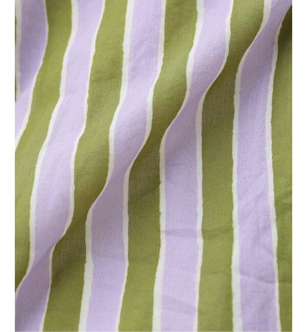 JOURNAL STANDARD relume「【SARA MALLIKA/サラマリカ】 Cotton Wave Stripe Print Ha：ワンピース」|ワンピース|