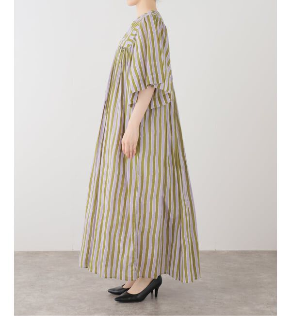 JOURNAL STANDARD relume「【SARA MALLIKA/サラマリカ】 Cotton Wave Stripe Print Ha：ワンピース」|ワンピース|