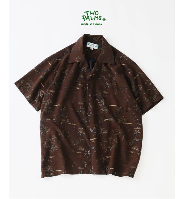 JOURNAL STANDARD relume「TWO PALMS / トゥーパームス 別注 オーバーダイ アロハシャツ」|シャツ・ブラウス|ブラウン A