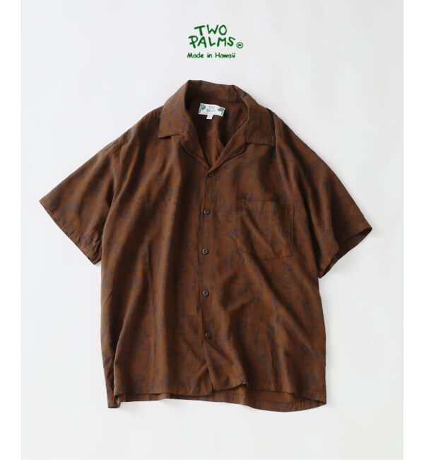 JOURNAL STANDARD relume「TWO PALMS / トゥーパームス 別注 オーバーダイ アロハシャツ」|シャツ・ブラウス|ブラウン C
