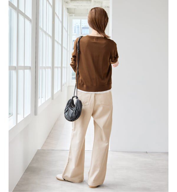 U by SPICK&SPAN「ウォッシャブルドットボタンニットカーディガン」|カーディガン|