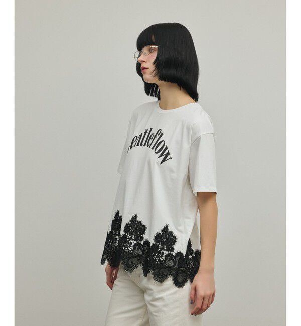 Diagram「レースヘムロゴTシャツ」|Tシャツ・カットソー|