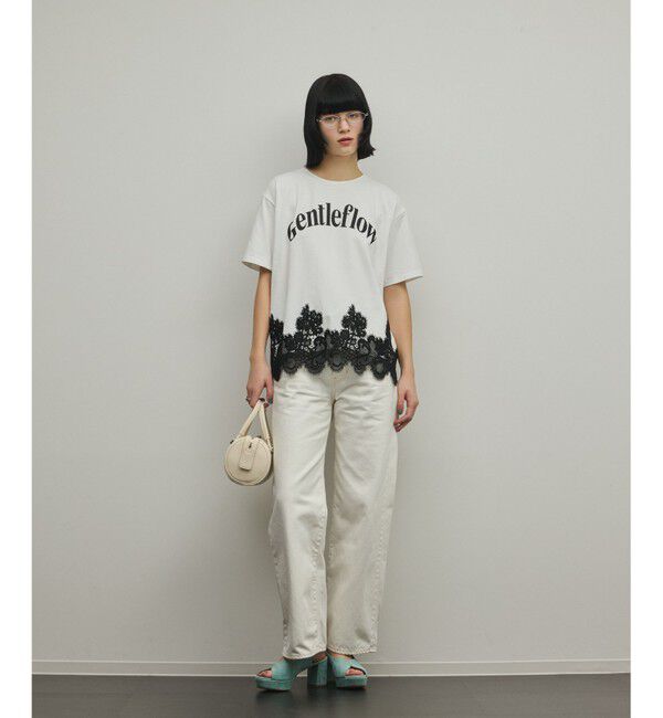 Diagram「レースヘムロゴTシャツ」|Tシャツ・カットソー|