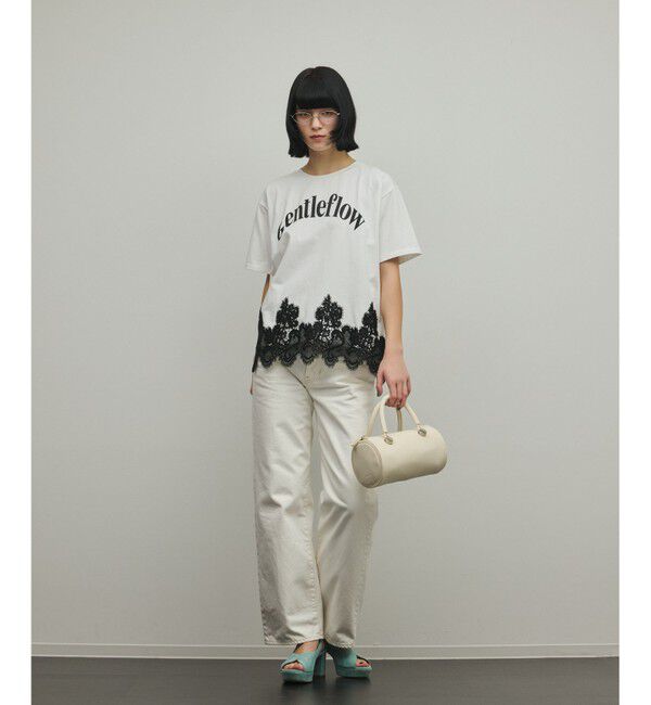 Diagram「レースヘムロゴTシャツ」|Tシャツ・カットソー|