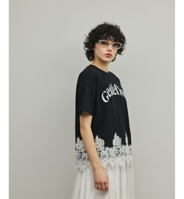Diagram「レースヘムロゴTシャツ」|Tシャツ・カットソー|