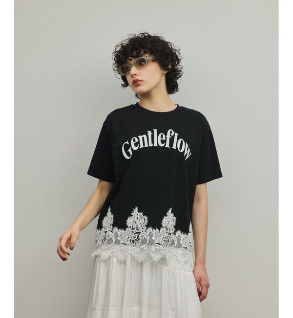 Diagram「レースヘムロゴTシャツ」|Tシャツ・カットソー|