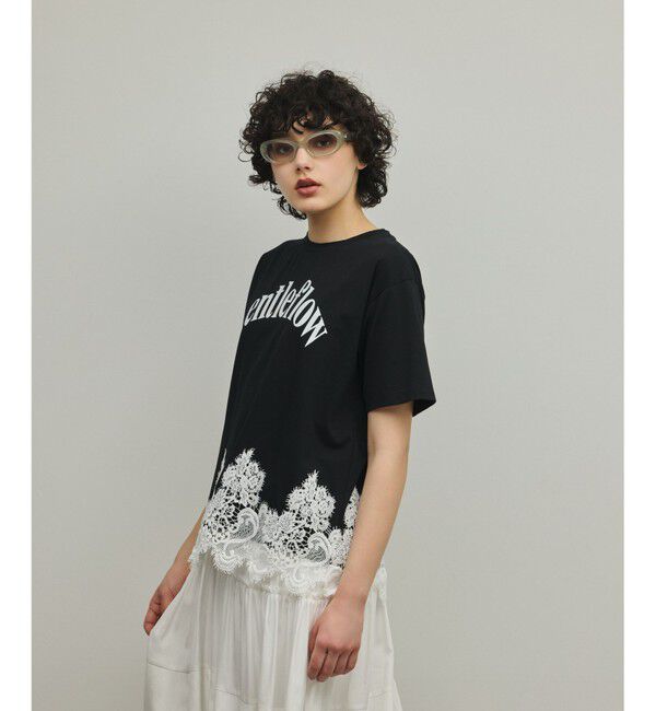 Diagram「レースヘムロゴTシャツ」|Tシャツ・カットソー|