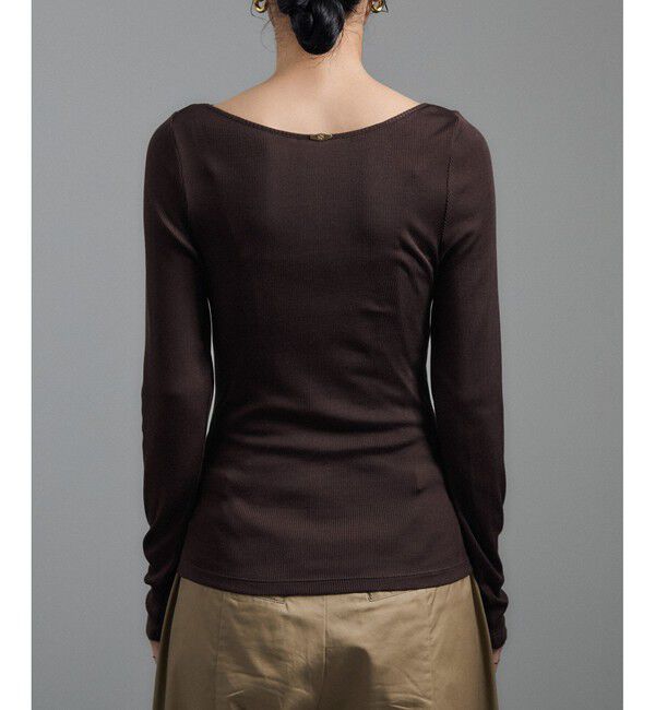 SALON adam et rope'「Hug Silkラウンドネックプルオーバー 2 / 新色追加」|Tシャツ・カットソー|