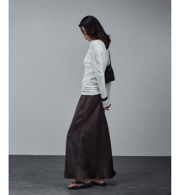 SALON adam et rope'「Hug Silkラウンドネックプルオーバー 2 / 新色追加」|Tシャツ・カットソー|