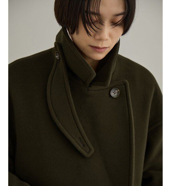 SALON adam et rope'「【WEB限定】FABRICA ダブルクロスPコート」|ピーコート|