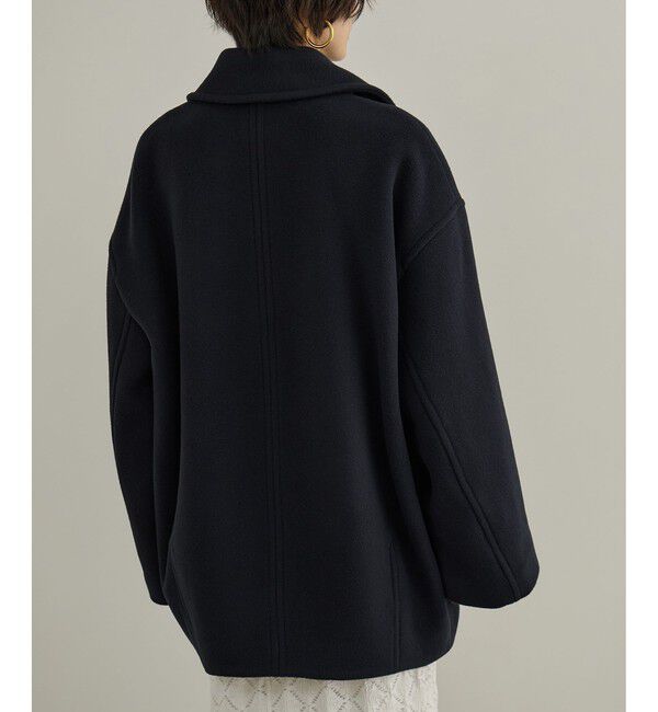 SALON adam et rope'「【WEB限定】FABRICA ダブルクロスPコート」|ピーコート|