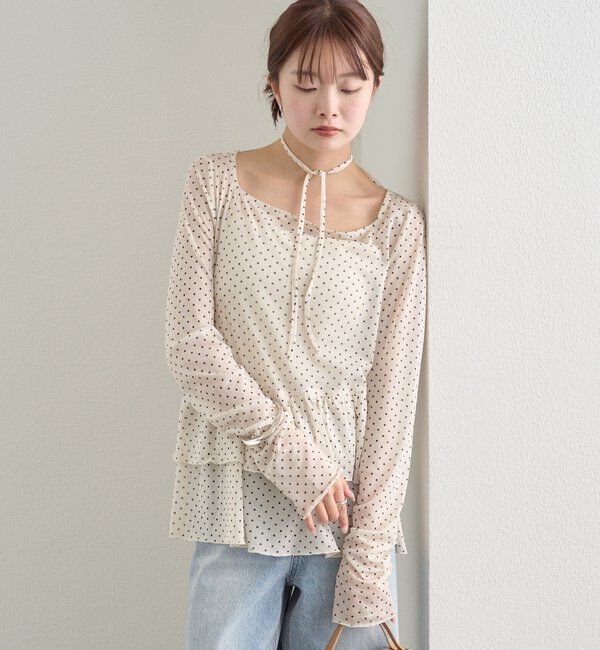  「26SSドットティアードプルオーバー」|Tシャツ・カットソー|