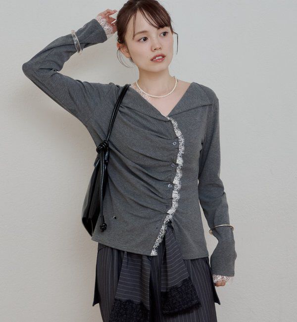  「アシメタックプルオーバー」|Tシャツ・カットソー|