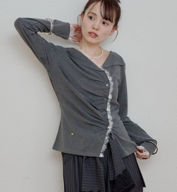  「アシメタックプルオーバー」|Tシャツ・カットソー|