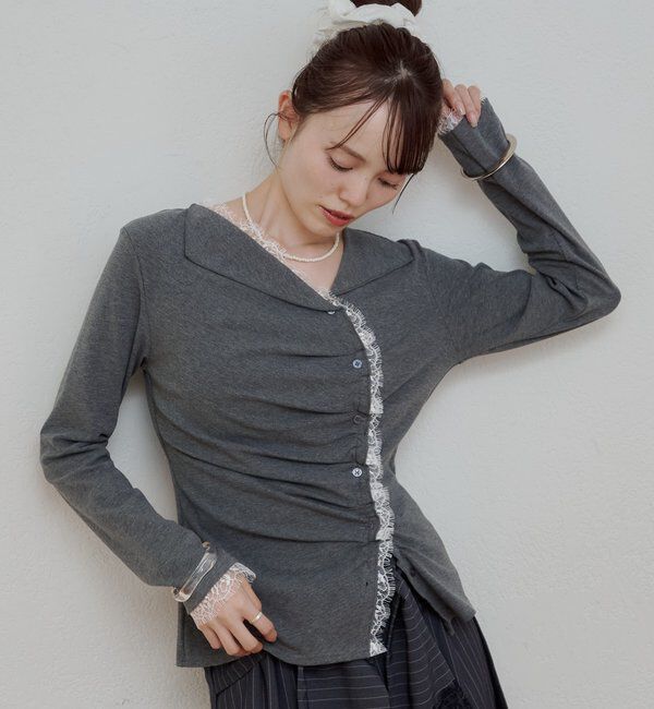  「アシメタックプルオーバー」|Tシャツ・カットソー|