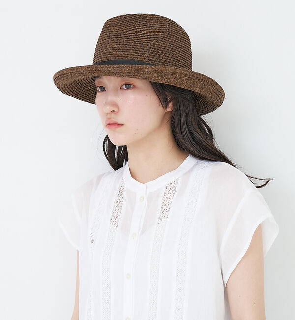 collex「＜UVカット・手洗い可＞Wash Folding UV Hat ウォッシャブル中」|その他|ブラウン
