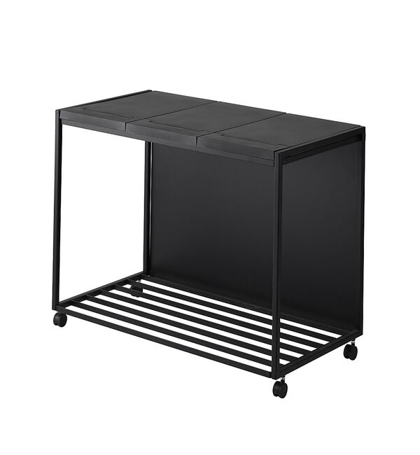 collex「【tower/タワー】蓋付き目隠し分別ダストワゴン 45L 3分別 キッチン ゴ」|食器・キッチングッズ|
