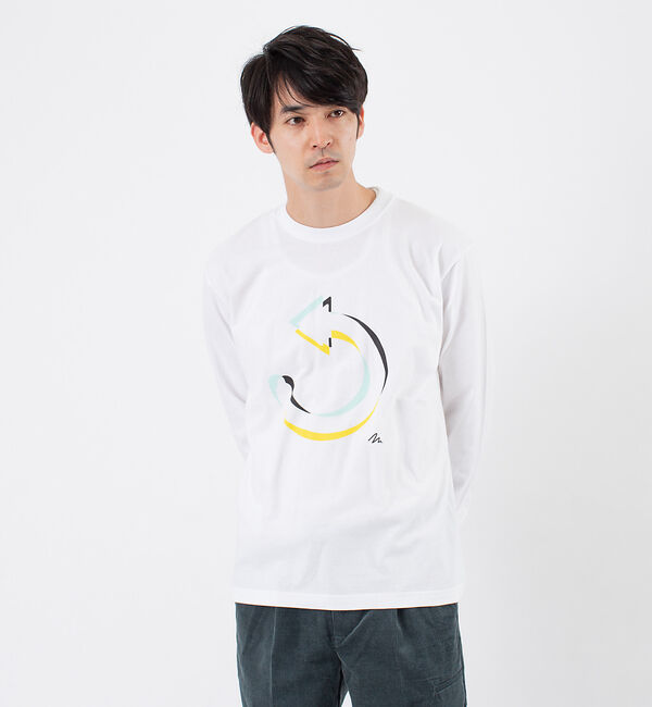 ABAHOUSE「【TRANSREALITY】TYPE-1 長袖 Tシャツ」|Tシャツ・カットソー|ホワイト