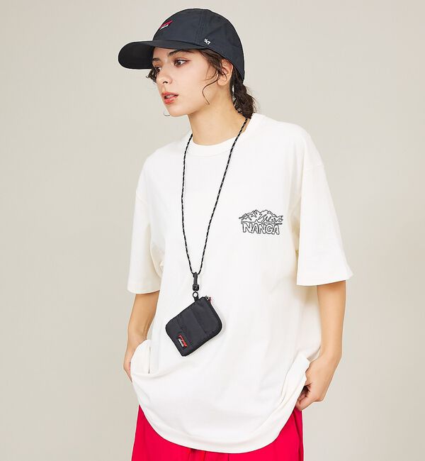 ABAHOUSE「【NANGA / ナンガ】Chest Logo T-Shirt / 胸ロゴTシャ」|Tシャツ・カットソー|