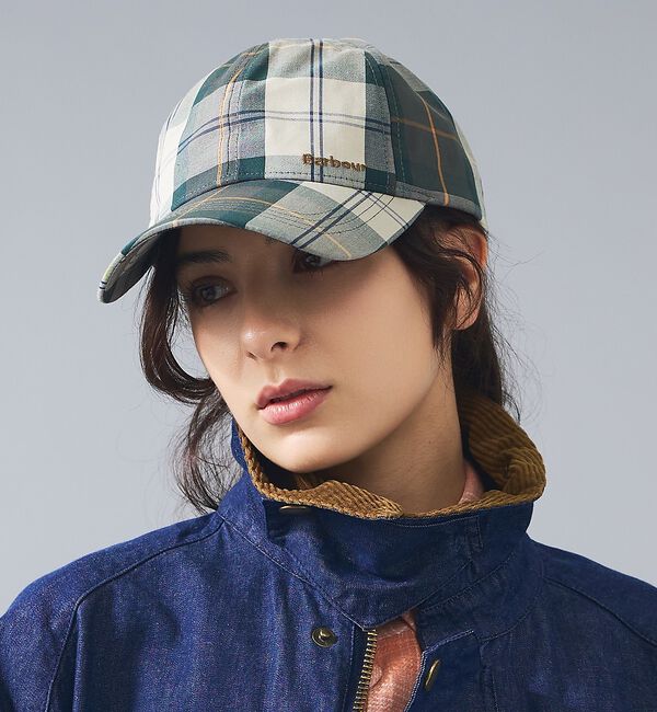 ABAHOUSE「【Barbour / バブアー】TELFIELD TARTAN CAP / テル」|その他|グリーン系その他1