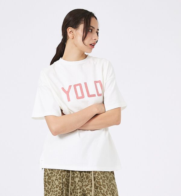 ABAHOUSE「【REMI RELIEF / レミレリーフ】16/天竺T/ メッセージTシャツ」|Tシャツ・カットソー|