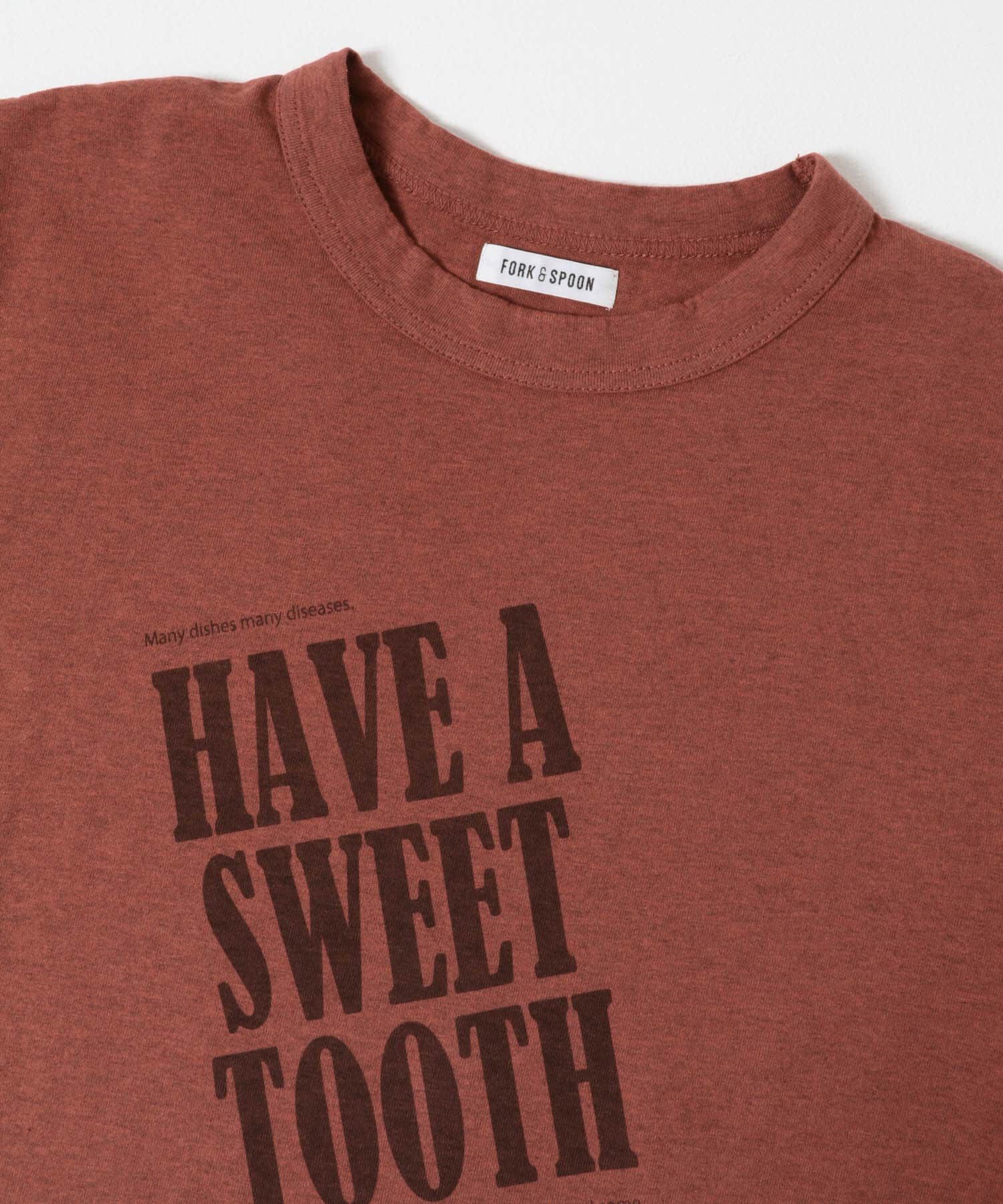 URBAN RESEARCH DOORS「FORK&SPOON　オーバーダイロゴTシャツ」|Tシャツ・カットソー|