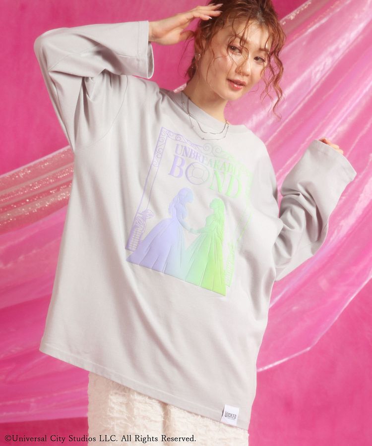 Green Parks「WICKED アートグラフィックロンTEE」|Tシャツ・カットソー|Light Gray