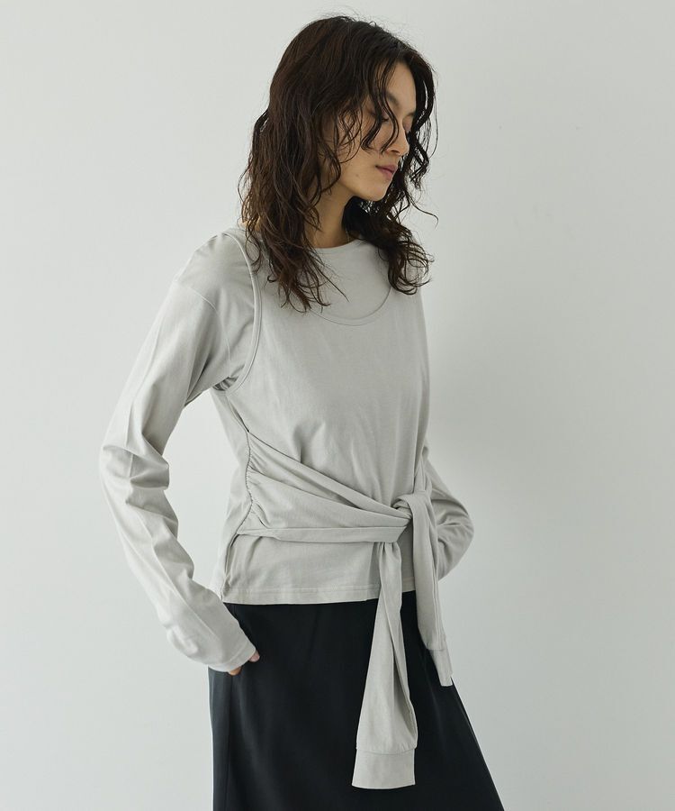 GARAGE OF GOOD CLOTHING「【日本製】レイヤードロングTシャツ」|Tシャツ・カットソー|