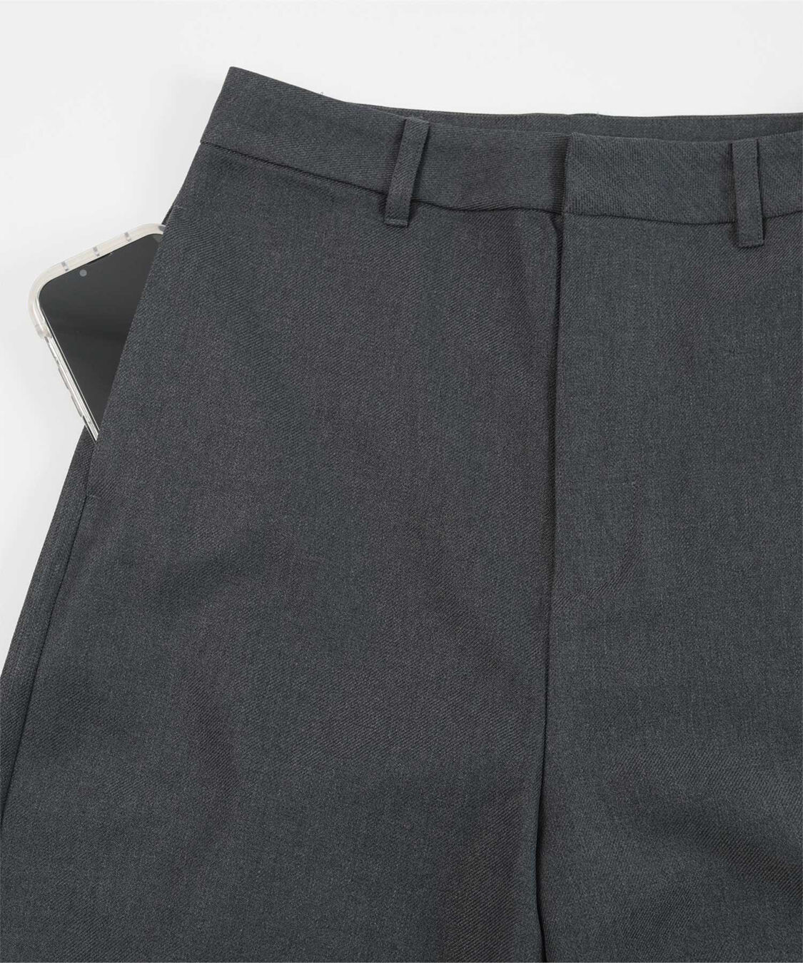 ur's「ベーシックカーブパンツ」|スラックス|