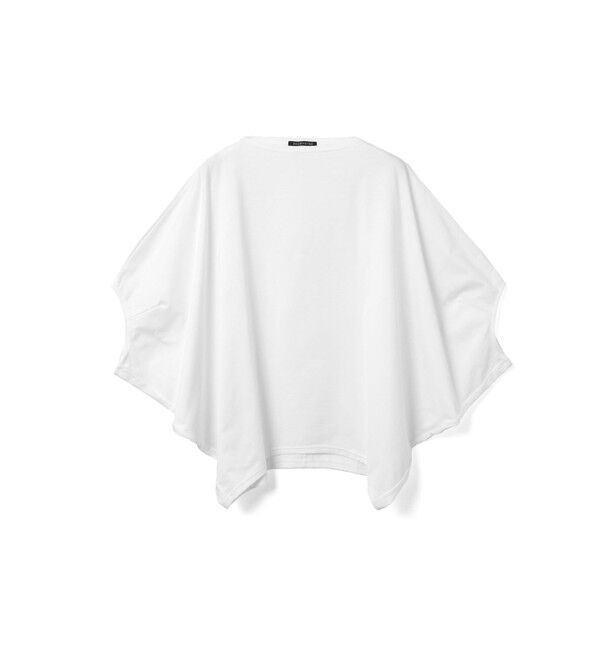 mizuiro ind「mizuiro ind ボートネックドルマンプルオーバー」|シャツ・ブラウス|オフホワイト