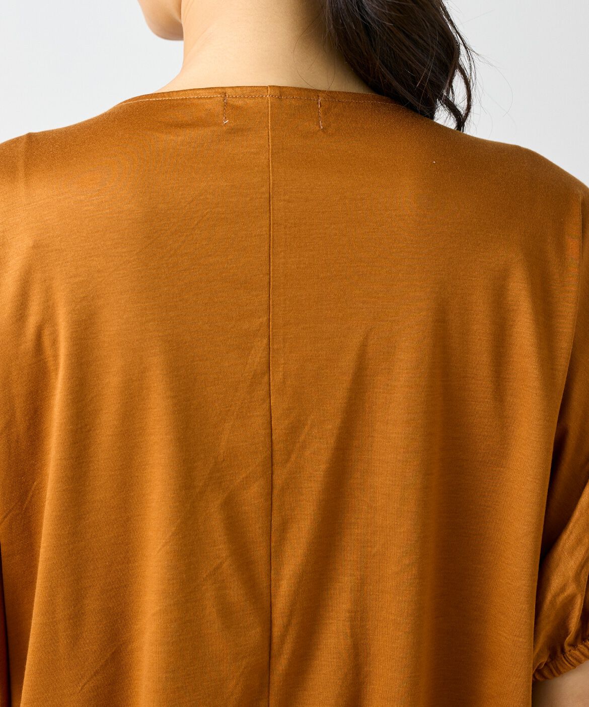 INED「《大きいサイズ》ボートネックドルマンカットソー」|Tシャツ・カットソー|