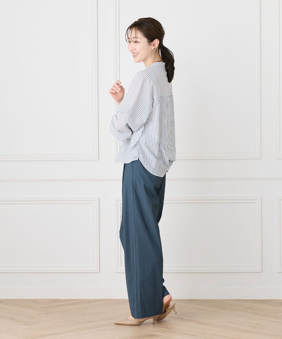 Le Souk「リネン混ワイドパンツ」|その他|