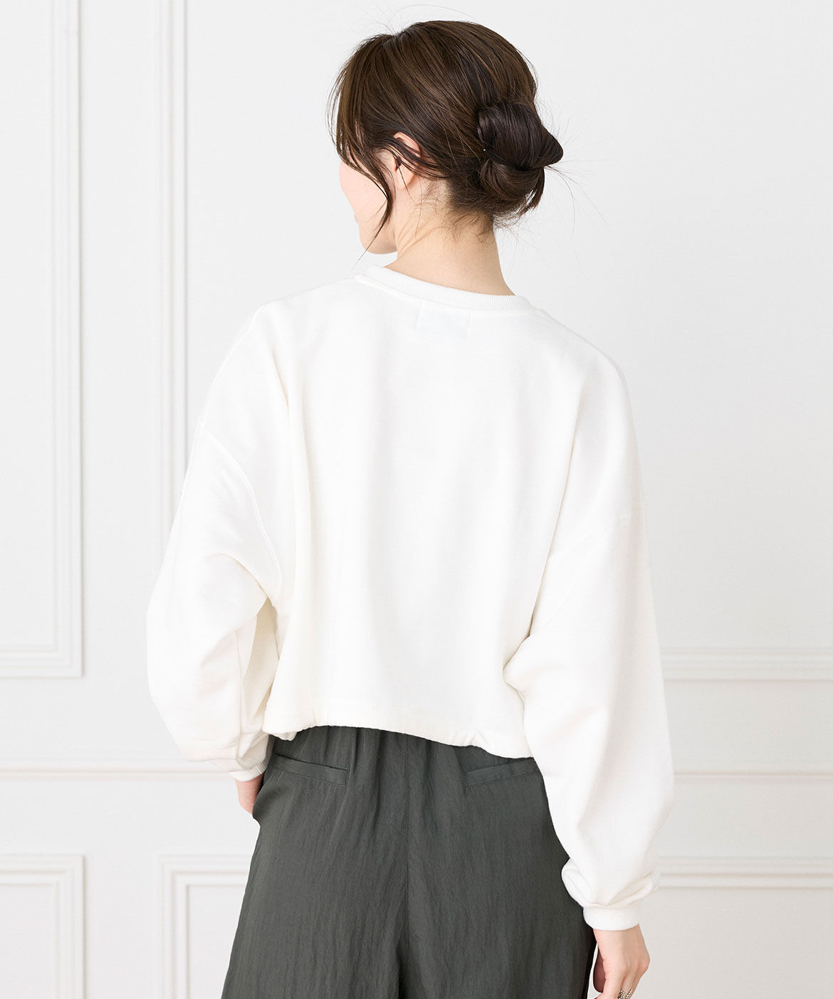 INED「ルミノア 裏毛ドロストカットソー　COUPE《Le minor》」|スウェット・ジャージ|