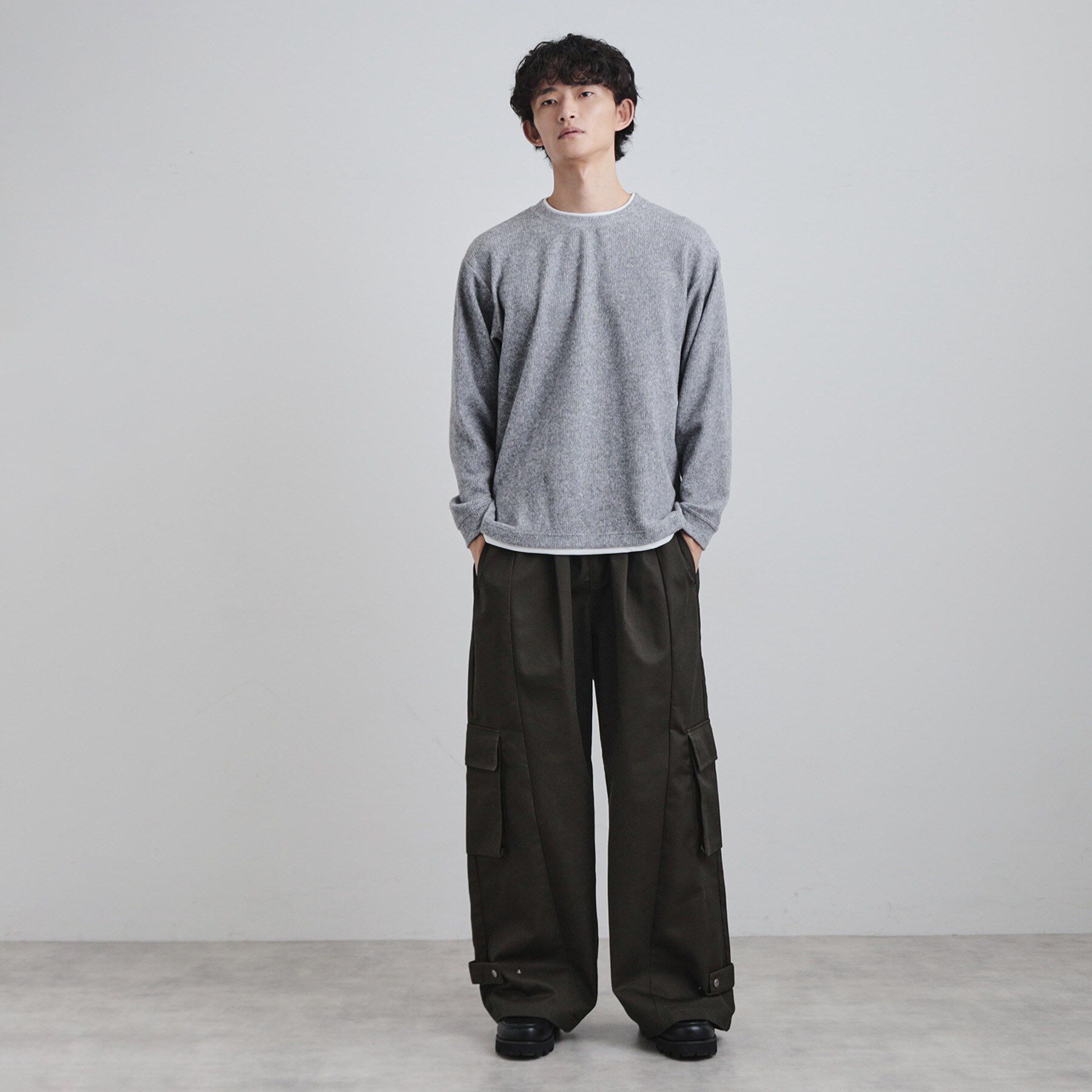 tk.TAKEO KIKUCHI「フェイクレイヤードニットソー」|Tシャツ・カットソー|