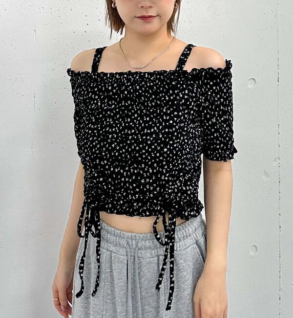 archives「小花柄カットレースオフショルＴＯＰＳ」|Tシャツ・カットソー|