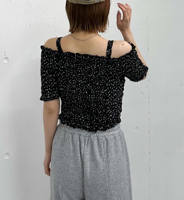 archives「小花柄カットレースオフショルＴＯＰＳ」|Tシャツ・カットソー|