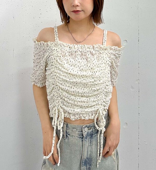 archives「小花柄カットレースオフショルＴＯＰＳ」|Tシャツ・カットソー|