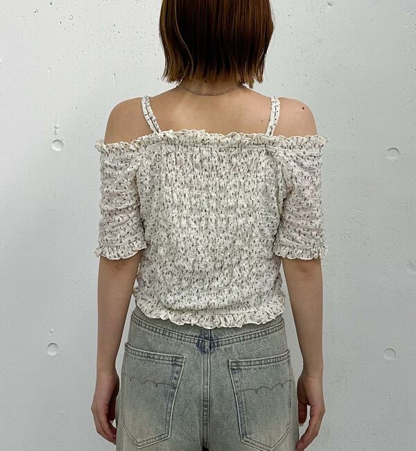 archives「小花柄カットレースオフショルＴＯＰＳ」|Tシャツ・カットソー|