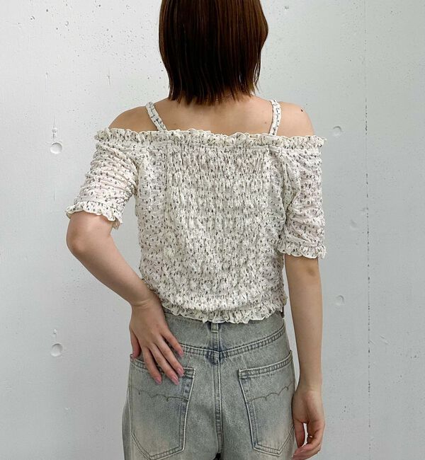 archives「小花柄カットレースオフショルＴＯＰＳ」|Tシャツ・カットソー|