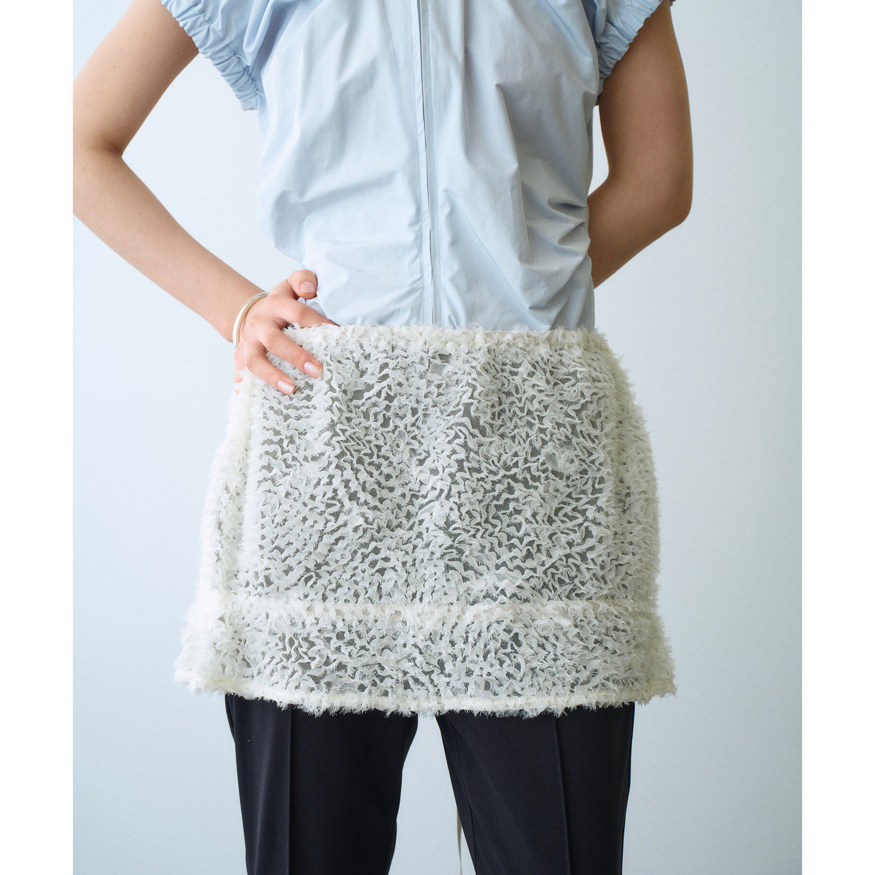 CODE A「Ribbon Tulle Duo」|Tシャツ・カットソー|