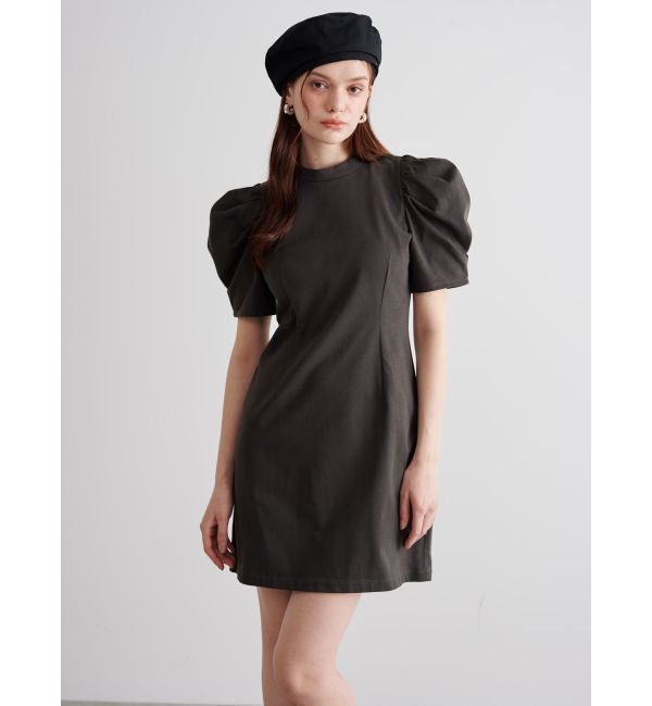 CALNAMUR「TULLE SKIRT SET MINI OP/チュールスカートセットミニワンピース」|ワンピース|