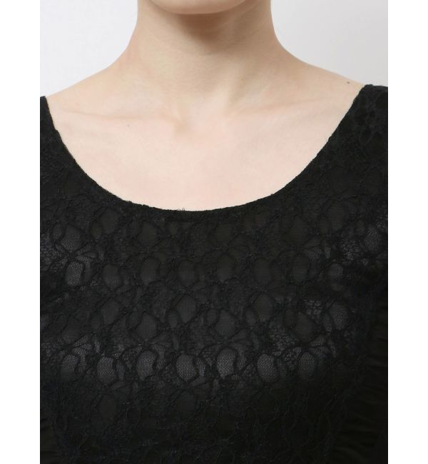 GYDA「Mix material コルセットデザイントップス」|Tシャツ・カットソー|