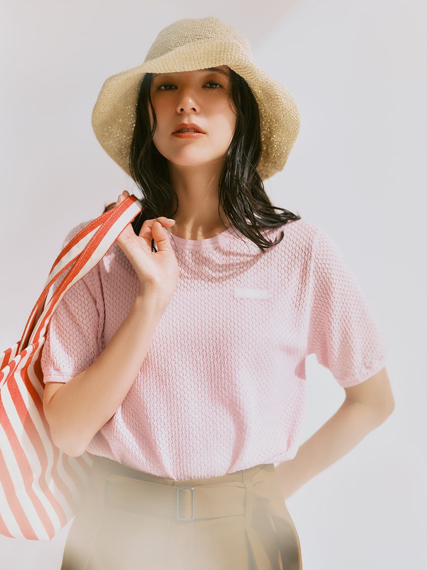 Mila Owen「細編みペーパーキャペリンハット」|ハット|