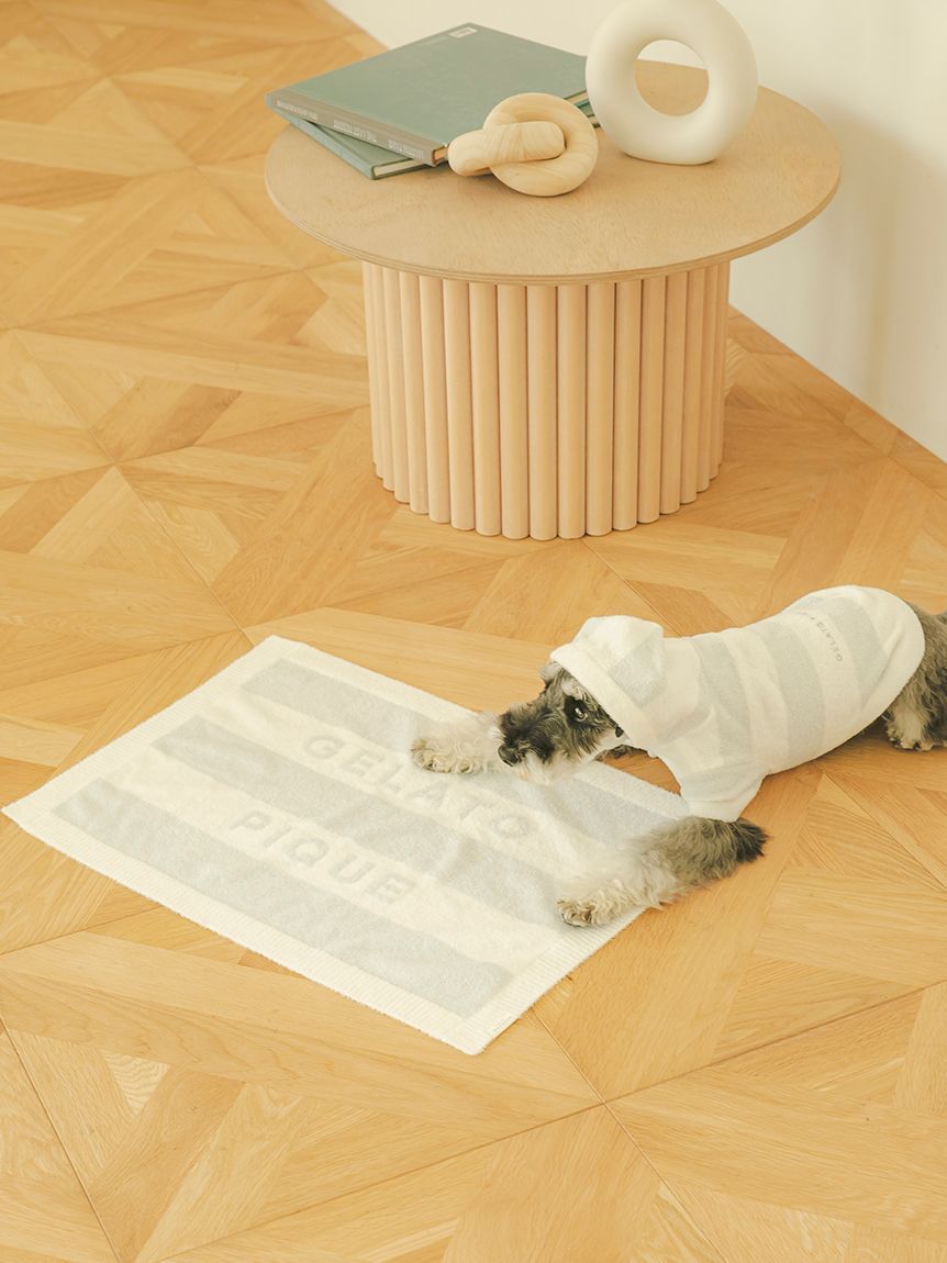  GELATO PIQUE CAT&DOG「【CAT&DOG】スムーズィー2ボーダーブランケット」|その他|
