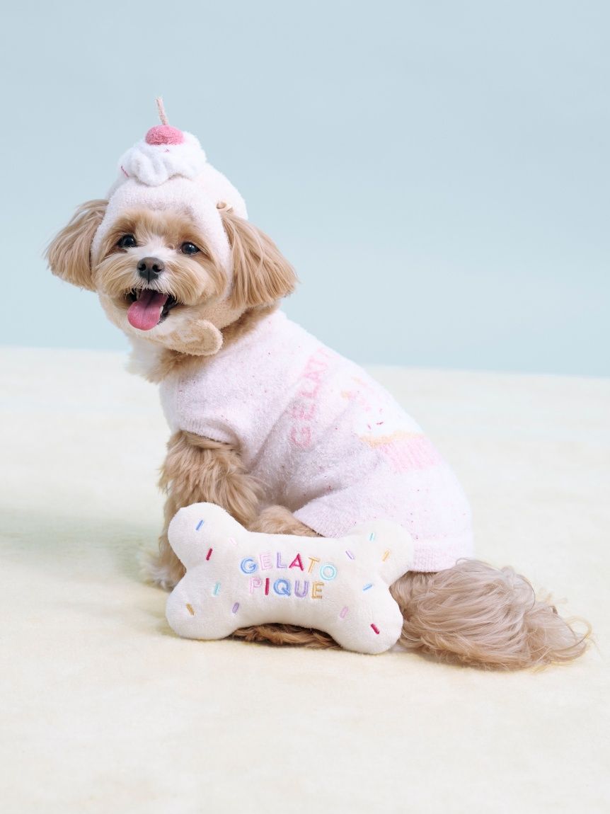  GELATO PIQUE CAT&DOG「【CAT&DOG】【Birthday】スムーズィーカップケーキジャガードプルオーバー」|その他|