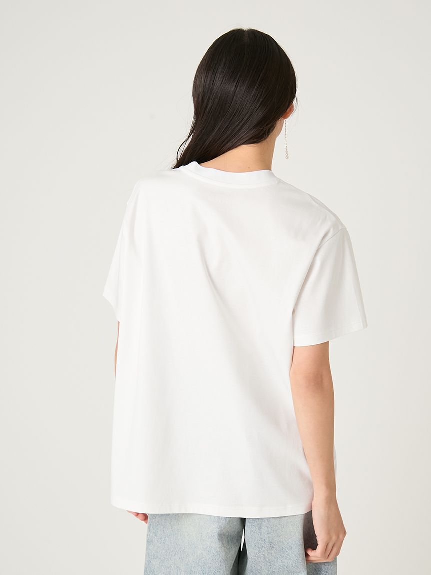 FRAY I.D「オーバーサイズフォトプリントTシャツ」|Tシャツ・カットソー|