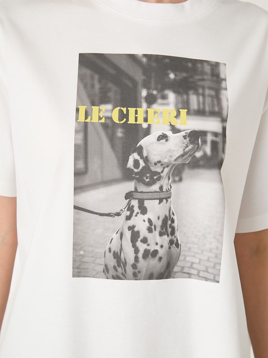 FRAY I.D「オーバーサイズフォトプリントTシャツ」|Tシャツ・カットソー|