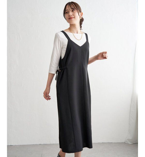 ikka「【2点セット】サイドバックルジャンスカセット」|ワンピース|