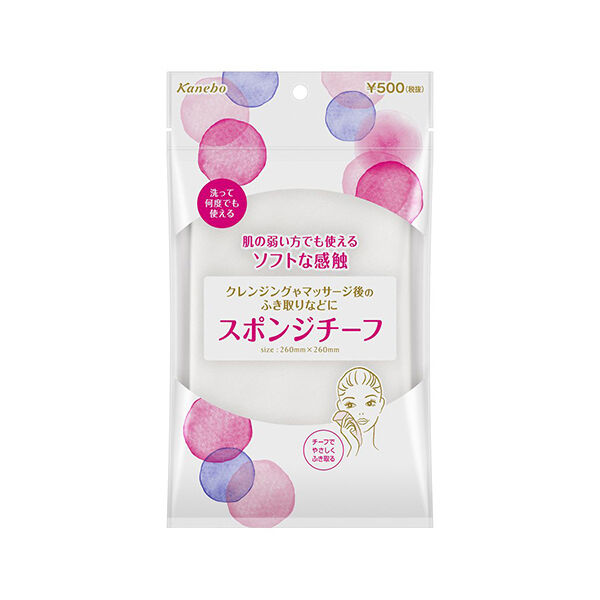  「ビューティワークス スポンジチーフ (1個)」|コスメ雑貨|